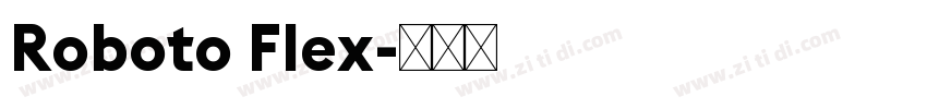 Roboto Flex字体转换